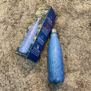 Tree tribe insulated water bottle blue